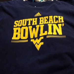 Adidas WVU Long Sleeve Tee